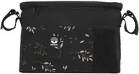 Organizator de cărucior Dooky - Deluxe Romantic Leaves Black
