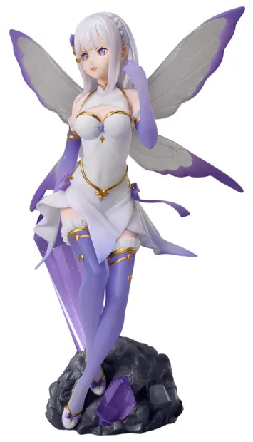 Statuetă elCOCO Animation: Re:Zero Starting Life in Another World - Emilia (Jewel Princess), 24 cm