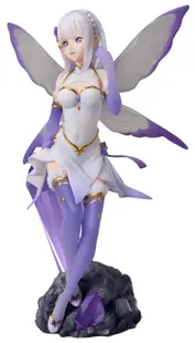 Statuetă elCOCO Animation: Re:Zero Starting Life in Another World - Emilia (Jewel Princess), 24 cm
