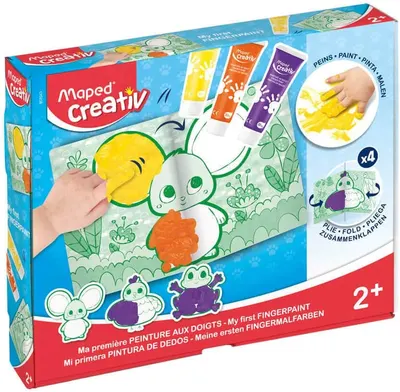 Set Maped Creativ Early Age - Desen cu degete, 7 piese