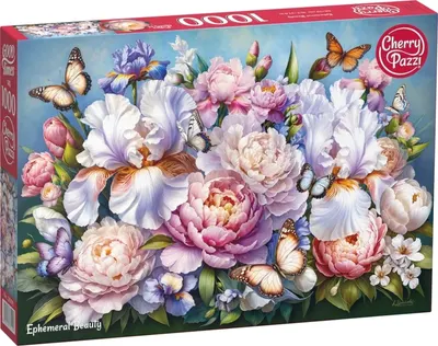 Puzzle Cherry Pazzi din 1000 piese - Frumusețe trecătoare