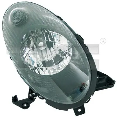 Far stanga potrivit NISSAN MICRA C+C III, MICRA III - (H4, electric, fundal negru)