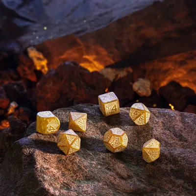 Set 7 zaruri - Dwarven - Gold