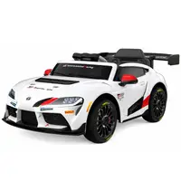 Masinuta electrica pentru copii, Toyota Supra GR, 12V 90W, telecomanda control parental, alba