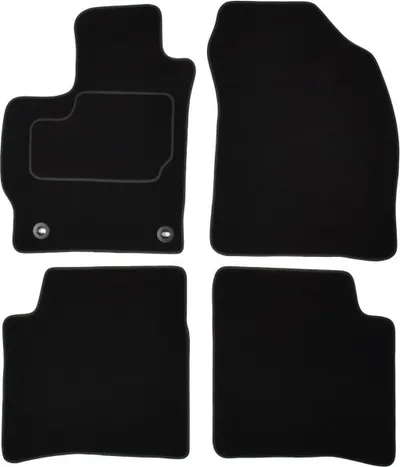 Covorase auto (set, velur, 4 bucati, culoare negru) TOYOTA PRIUS dupa 2012