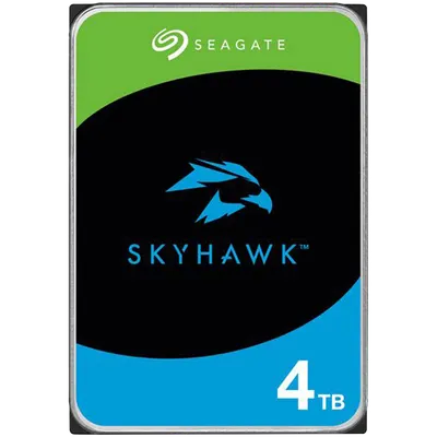 HDD Video Surveillance SEAGATE SkyHawk 4TB CMR (3.5", 256MB, SATA 6Gbps, RV Sensors, Rescue Data Recovery Services 3 ani, 180TB