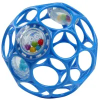 Oball Rattle jucărie zornăitoare Blue 0m+ 1 buc