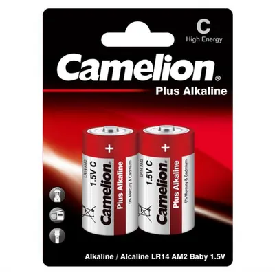 Baterii C R14, blister 2 Buc. Camelion PLUS