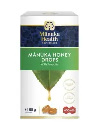 Bomboane dropsuri cu miere de Manuka MGO 400+ si Vitamina C (65g) (cu propolis)