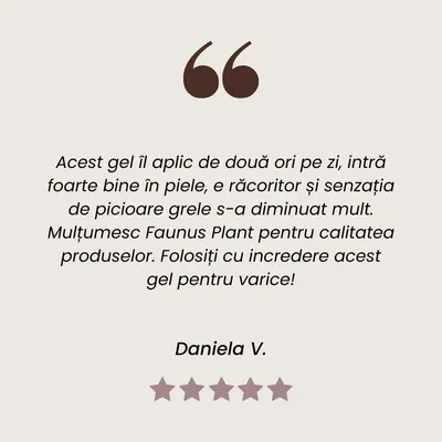 Gel pentru insuficienta venoasa Variplant, 250ml, Faunus Plant