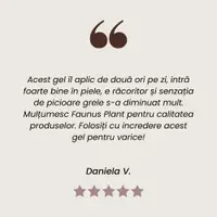 Gel pentru insuficienta venoasa Variplant, 250ml, Faunus Plant