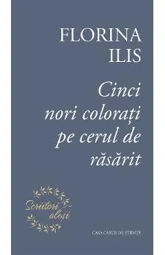 Cinci nori colorati pe cerul de rasarit