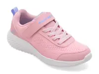 Pantofi sport SKECHERS roz, BOUNDER, din material textil
