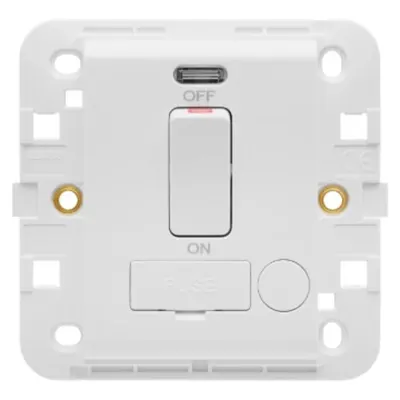 13ax Fcu Switched With Neon Wh