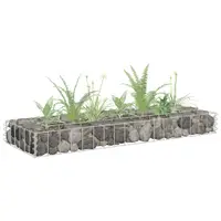 Gossi strat inaltat gabion, 90 x 30 x 10 cm, otel galvanizat