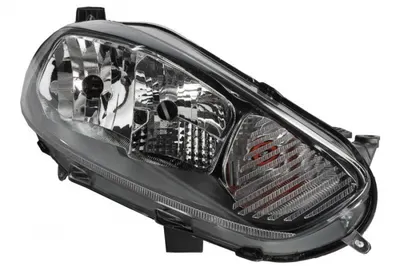 Far Stanga (H15 H7 PY21W W5W, electric, cu motor, culoare insert: cromat, culoare semnalizator: transparent) potrivit FORD FIESTA VI