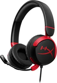 Căști de gaming cu microfon HyperX - Cloud Mini, negru/rosu