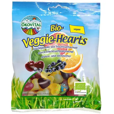 Jeleuri Inimioare cu Fructe fara Gluten Ecologice/Bio 80g