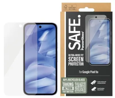 Protector de sticlă SAFE - Ultra Wide Fit, Google Pixel 9a, transparent