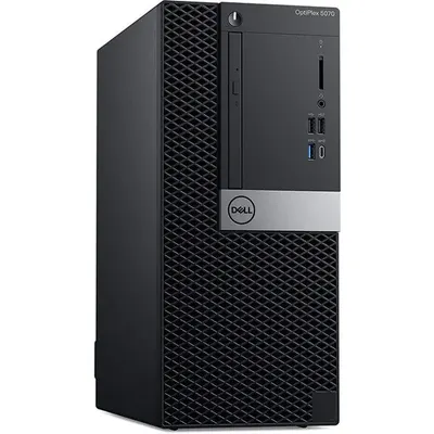 Dell, OPTIPLEX 5070, Intel Core i7-9700, 3.00 GHz, HDD: 256 GB NVE, RAM: 8 GB, video: AMD Radeon RX 550, 4 Gb, TOWER