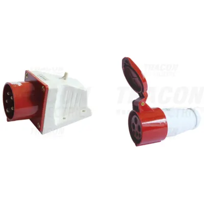 Pachet Conectare Industriala Sigura: Fisa Aparenta si Priza cu Protectie Cablu TICS 16A 400V