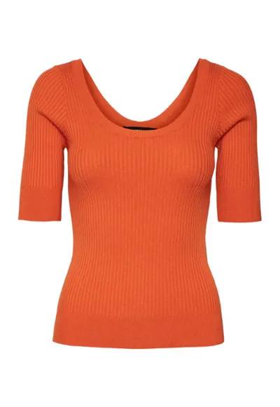 Pulover dama - 301752493 - Poliester - Portocaliu