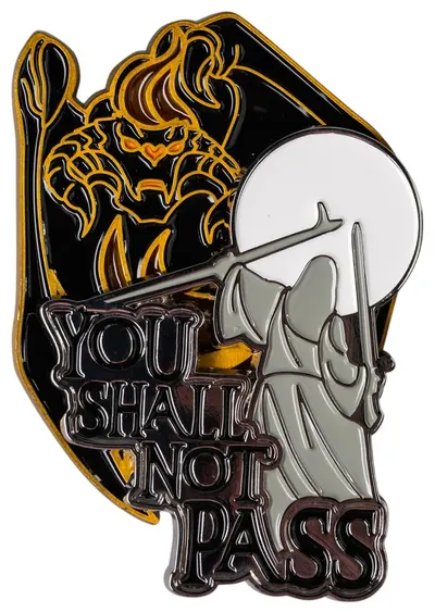Set de insigne Weta Movies: The Lord of the Rings - You Shall Not Pass