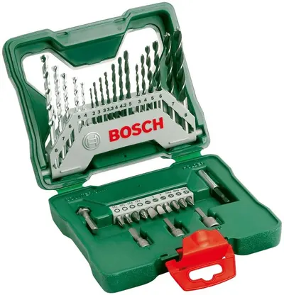 Set de biți și burghie Bosch - Mini X-Line, 33 piese