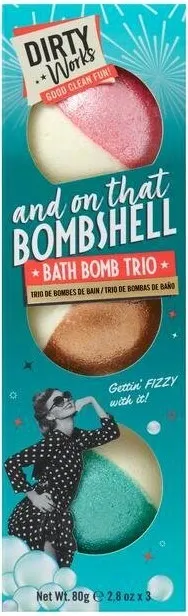 Dirty Works Set de săruri And On That Bombshell Bath, 3 piese