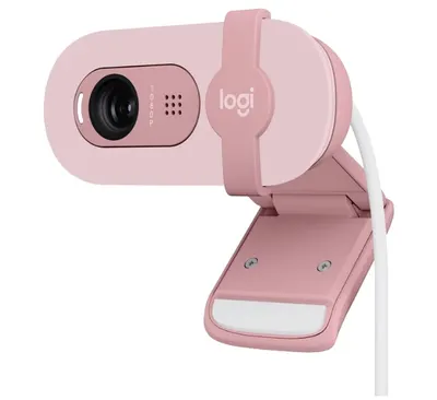 Cameră web Logitech - Brio 100, 1080p, roz