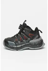 Pantofi sport cu sireturi - Negru/Gri carbune