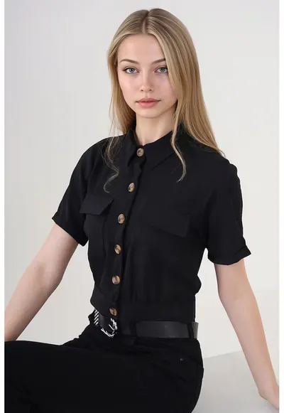 Jacheta mulata dama HiCCUP - poliester/lycra - negru