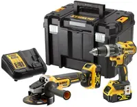 Set șurubelniță și unghiular cu acumulator DeWALT - DCK2080P2T-QW