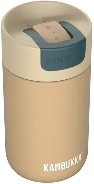 Cană termică Kambukka Olympus - Snapclean, 300 ml, Latte