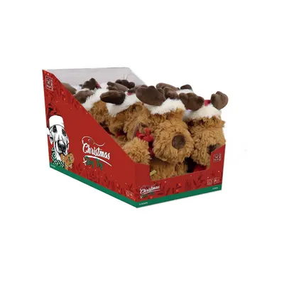 10666599 CHRISTMAS Ruodolph Dog Toy Display - 10 pcs