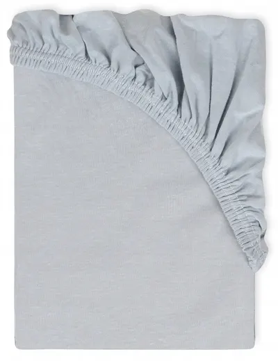 Protector pentru saltea Baby Matex - Jersey, cu elastic, 58 x 110 cm, gri