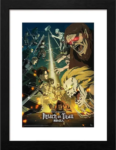 Afiș înrămat GB eye Animation: Attack on Titan - Key Art 3