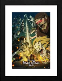 Afiș înrămat GB eye Animation: Attack on Titan - Key Art 3