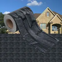 vidaXL Bandă de intimitate PVC 35x0,19 m, aspect piatră, gri