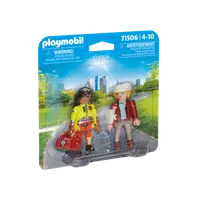 Playmobil-Set 2 Figurine Paramedic cu Pacient