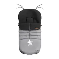 Sac de iarna, Jane, Nest, Pentru carucior, Universal, 95 x 46 cm, Material interior din fleece, Shadow