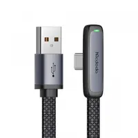 Cablu Date si Incarcare USB-A - USB-C McDodo CA-3340 Angled, 100W, 1.2m, Negru