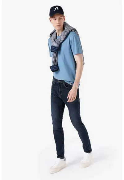 Pantaloni De Barbati Albastru Marin Slim Fit 041 DANNY CL1067186