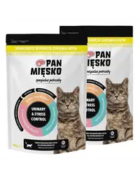 PAN MIĘSKO Hrană uscată pentru pisici cu nevoi speciale Urinary & Stress Control 2x800 g