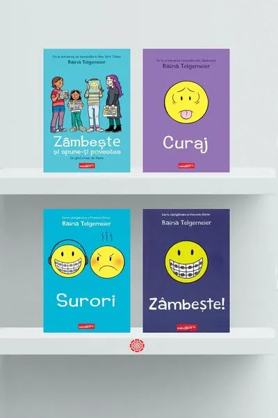 Pachet seria Zâmbește - Hardcover - Raina Telgemeier