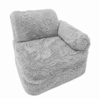 Fotoliu de copii alb Mammoth – Meowbaby