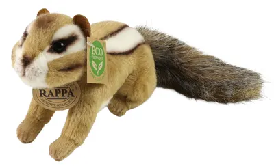 Jucărie de pluș Rappa Eco Friends - Veveriță Chipmunk, 27 cm