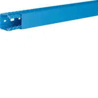 Canal cablu perforat cu capac 40x40, albastru
