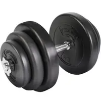 Gantera plastic umpluta cu ciment, 20kg, Physionics