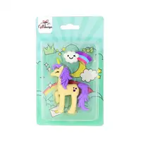 Radieră puzzle colecționabilă seria Unicorn crem